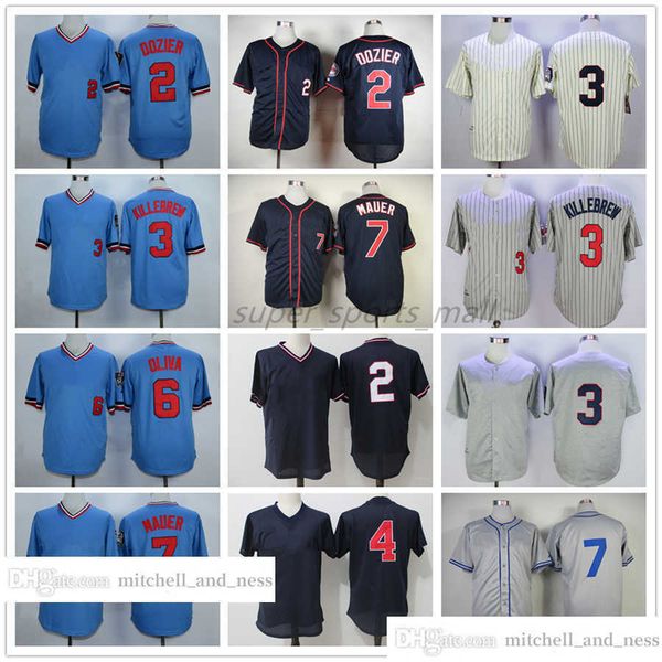 vintage movie baseball wears jersey 4 paul molitor 7 joe mauer 6 tony oliva 3 harmon killebrew 2 brian dozier 1969 men women youth size s--x, Blue;black
vintage movie baseball wears jersey 4 paul molitor 7 joe mauer 6 tony oliva 3 harmon killebrew 2 brian dozier 1969 men women youth size s--x, Blue;black