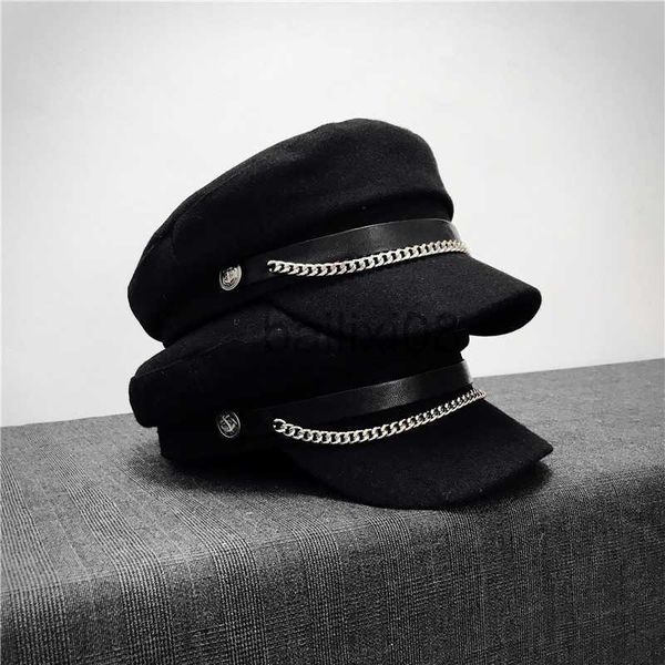 stingy brim hats utumn winter chain blk military berets for women female flat army cap salior hat girl travel berets ladies painters cap j23, Blue;gray
stingy brim hats utumn winter chain blk military berets for women female flat army cap salior hat girl travel berets ladies painters cap j23, Blue;gray