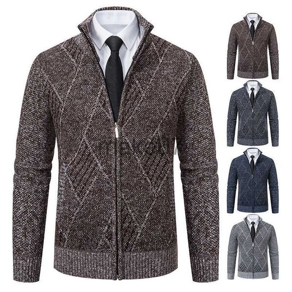 men's sweaters new autumn and winter new men's cardigan stand neck plush thickened sweater knitted zipper coat men's wear j23, White;black
men's sweaters new autumn and winter new men's cardigan stand neck plush thickened sweater knitted zipper coat men's wear j23, White;black