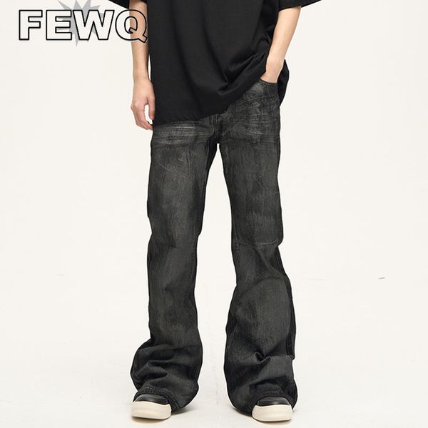 mens jeans fewq american style vintage flared solid color high street male denim trousers casual summer trendy 24b2322 230801, Blue
mens jeans fewq american style vintage flared solid color high street male denim trousers casual summer trendy 24b2322 230801, Blue