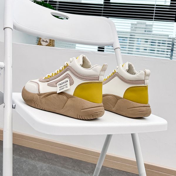 2023 casual shoes designer women fashion sneakers girls lace-up outdoot leather yellow green platform trainers size 35-40, Black
2023 casual shoes designer women fashion sneakers girls lace-up outdoot leather yellow green platform trainers size 35-40, Black