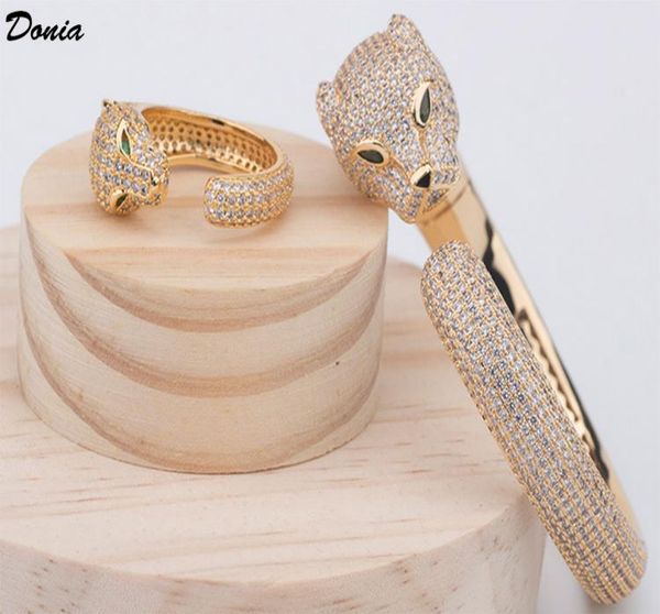 donia jewelry luxury bangle european and american fashion exaggerated classic leopard head inlaid zirconia bracelet ring set women1164905, Black
donia jewelry luxury bangle european and american fashion exaggerated classic leopard head inlaid zirconia bracelet ring set women1164905, Black