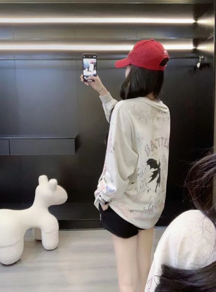 women graffiti printed shirts designer clothing elegant womens shirts luxury clothes corset shirt new fall 23 women top, White
women graffiti printed shirts designer clothing elegant womens shirts luxury clothes corset shirt new fall 23 women top, White
