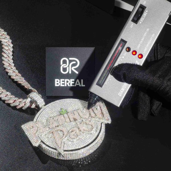 custom pass diamond tester iced out vvs moissanite hip hop initial pendant fine jewelry ice baguette customized name pendant, Silver
custom pass diamond tester iced out vvs moissanite hip hop initial pendant fine jewelry ice baguette customized name pendant, Silver
