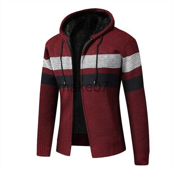 men's sweaters new winter hooded cardigan men fleece warm knitted sweatercoat mens fashion striped hooded knitwear zipper casual cardig, White;black
men's sweaters new winter hooded cardigan men fleece warm knitted sweatercoat mens fashion striped hooded knitwear zipper casual cardig, White;black