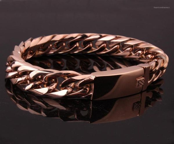 hop stainless steel chain link double cuban bracelets rose gold color curb bracelet bangles for men jewelry1link3811784, Black
hop stainless steel chain link double cuban bracelets rose gold color curb bracelet bangles for men jewelry1link3811784, Black
