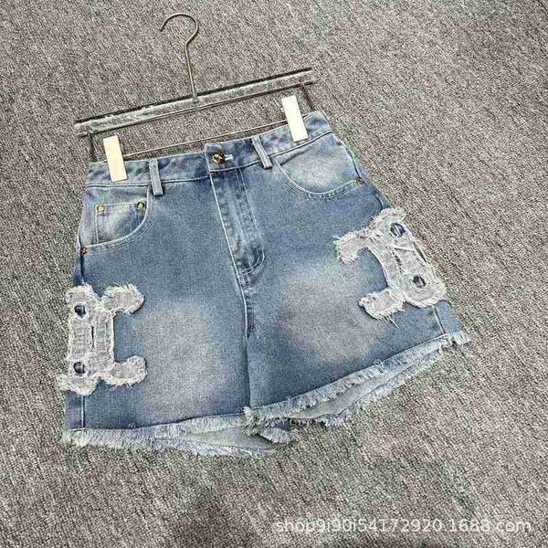 women's jeans designer summer spring/summer new letter metal buckle decorative denim shorts show thin versatile style 9hmj, Blue
women's jeans designer summer spring/summer new letter metal buckle decorative denim shorts show thin versatile style 9hmj, Blue