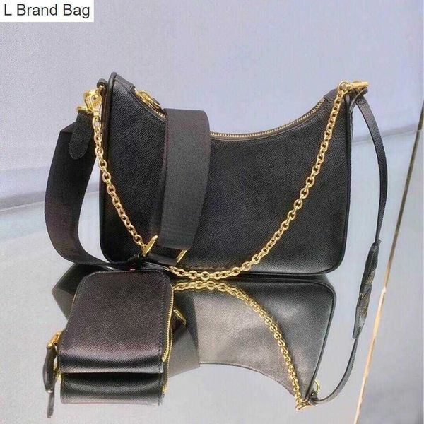 2023 new 5a sale 3 piece womens luxurys designers bags handbags cleo hobo purses nylon chain lady handbag crossbody shoulder wholesale totes, Black
2023 new 5a sale 3 piece womens luxurys designers bags handbags cleo hobo purses nylon chain lady handbag crossbody shoulder wholesale totes, Black