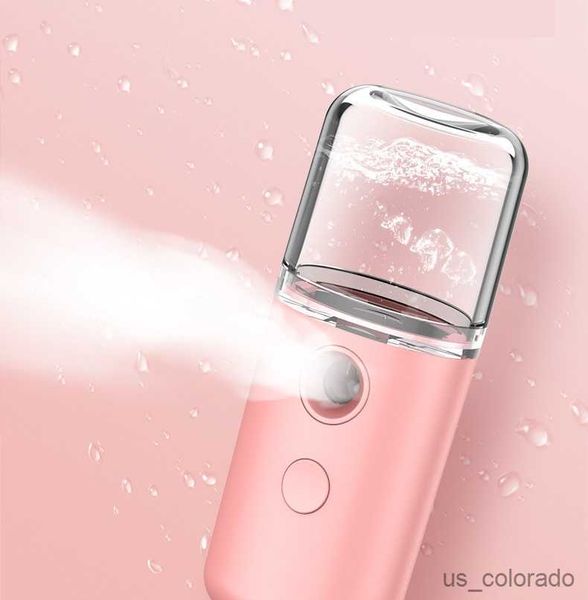 Image of Humidifiers Mini USB Facial Mister Handy Cool Mist Spray Machine Face Hydration Sprayer Facial Moisturizing Mist Sprayer Face Care R230802