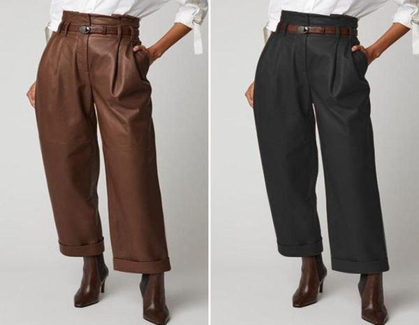 women039s pants capris women039s wide leg trousers 2022 stylish faux leather casual button zip long pantalon female black 1000763, Black;white
women039s pants capris women039s wide leg trousers 2022 stylish faux leather casual button zip long pantalon female black 1000763, Black;white