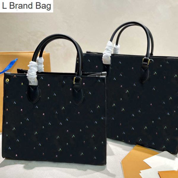 l bag colour print tote bag shopping bags shoulder handbags imprint letters large capacity beach bag classic interior zipper pocket coated c, Black
l bag colour print tote bag shopping bags shoulder handbags imprint letters large capacity beach bag classic interior zipper pocket coated c, Black