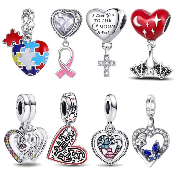 designer s925 silver love pendant charms bracelet accessories cute girl boy festival gift diy fit pandora necklace women dreamcatcher jewelr, Bronze;silver
designer s925 silver love pendant charms bracelet accessories cute girl boy festival gift diy fit pandora necklace women dreamcatcher jewelr, Bronze;silver