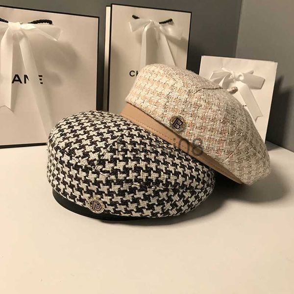 stingy brim hats k244 women's hat beret 2021 new fashion all-match houndstooth female british retro octagonal hat painter hat autumn wo, Blue;gray
stingy brim hats k244 women's hat beret 2021 new fashion all-match houndstooth female british retro octagonal hat painter hat autumn wo, Blue;gray