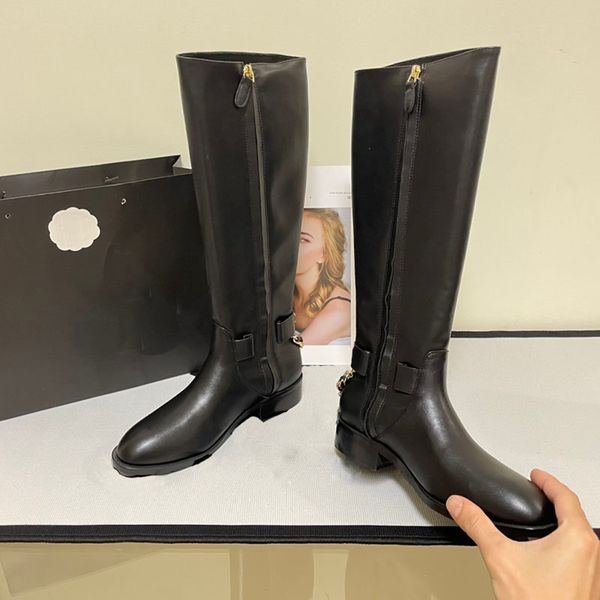 womens ankle/knee boots designer with chain chunky heels zippers retro black knight rainboots western motorcycle leisure boot classic 23ss f
womens ankle/knee boots designer with chain chunky heels zippers retro black knight rainboots western motorcycle leisure boot classic 23ss f