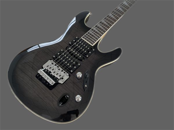 custom quality 6-string electric guitar with rosewood fingerboard, black guitar with 3 p
custom quality 6-string electric guitar with rosewood fingerboard, black guitar with 3 p