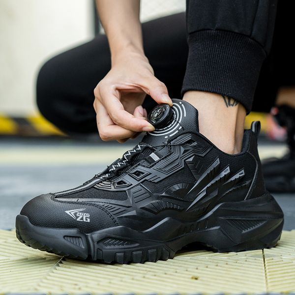 safety shoes rotary buckle work boots for men safety steel toe shoes breathable indestructible shoes puncture-proof work shoes 230801, Black;brown
safety shoes rotary buckle work boots for men safety steel toe shoes breathable indestructible shoes puncture-proof work shoes 230801, Black;brown
