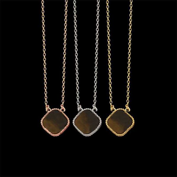 316l brand luxury titanium steel pendant necklace 18k gold plated women charming clover single flower necklace stainless steel designer neck, Silver
316l brand luxury titanium steel pendant necklace 18k gold plated women charming clover single flower necklace stainless steel designer neck, Silver