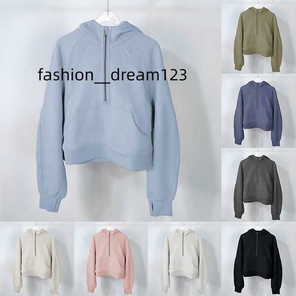 autumn and winter yoga hoodie scuba womens plus velvet thickening jackets hoodys sports half zipper terry designer sweater cing loose short, Black
autumn and winter yoga hoodie scuba womens plus velvet thickening jackets hoodys sports half zipper terry designer sweater cing loose short, Black