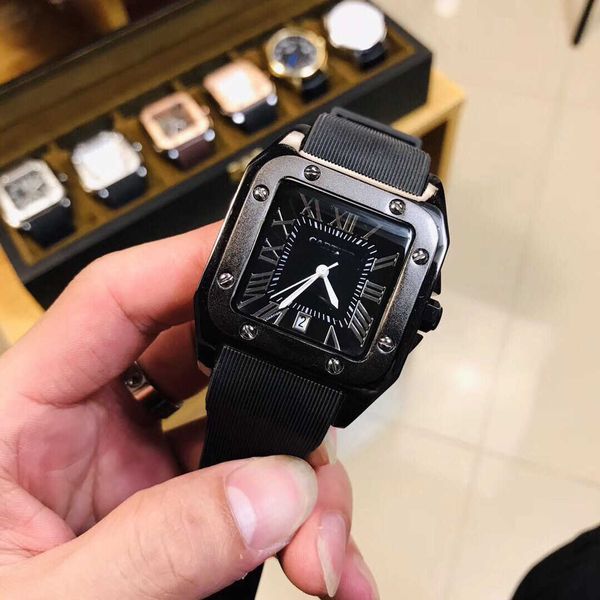 luxury classical santos watch for men movement quartz watches 8d16 high qualiy prx montre luxe blue dial date uhr limited sales with box, Slivery;golden
luxury classical santos watch for men movement quartz watches 8d16 high qualiy prx montre luxe blue dial date uhr limited sales with box, Slivery;golden