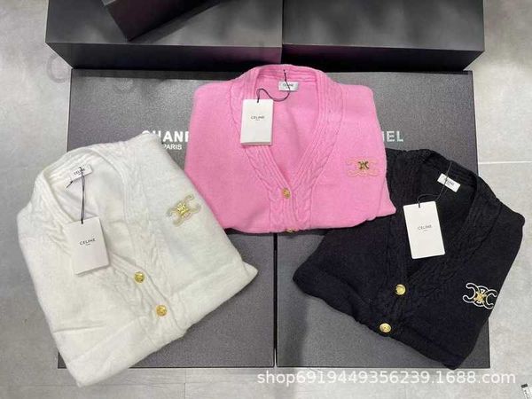 women's knits & tees designer early autumn new sweet v-neck powder fried dough twists knitting cardigan loose fashionable versatile mlq, White
women's knits & tees designer early autumn new sweet v-neck powder fried dough twists knitting cardigan loose fashionable versatile mlq, White