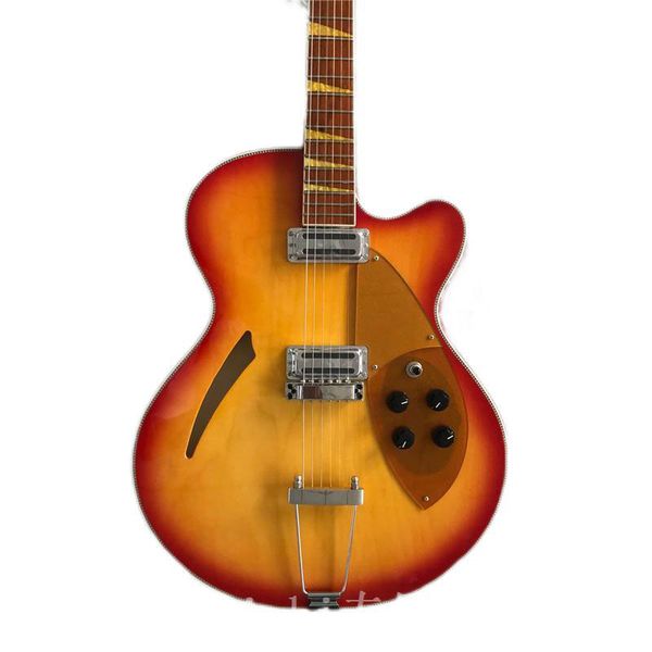 2022 6-string cherry sunburst rickenback electric guitar semi-hollow body roger hollow body electric guitar
2022 6-string cherry sunburst rickenback electric guitar semi-hollow body roger hollow body electric guitar