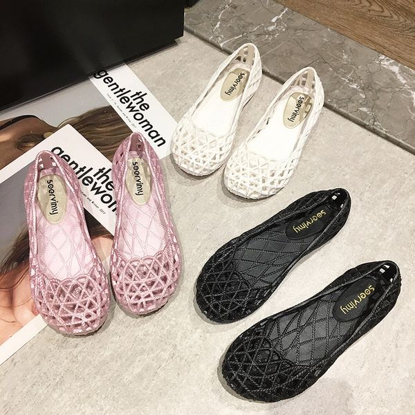 dress shoes sandal's flat mesh openwork jelly women's shoes soft sole breathable nonslip hole beach simple and durable 230801, Black
dress shoes sandal's flat mesh openwork jelly women's shoes soft sole breathable nonslip hole beach simple and durable 230801, Black
