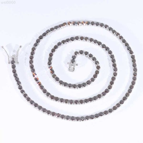 customized classical white gold plated sterling silver four prong setting black moissanite tennis chain for jewelry
customized classical white gold plated sterling silver four prong setting black moissanite tennis chain for jewelry