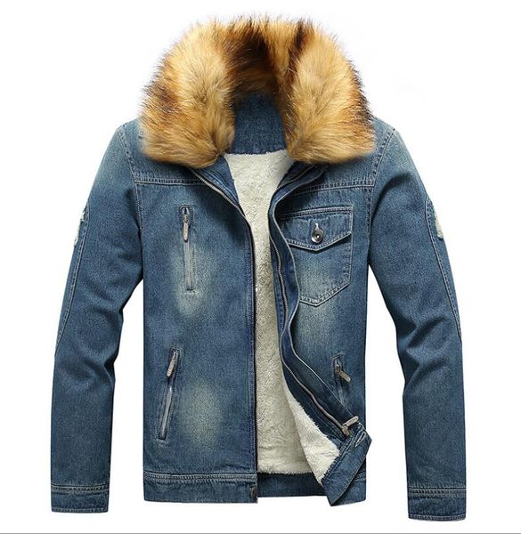 men's jackets slim fit long sleeve jeans coat outerwear jacket fur collar men casual winter men parkas thick cotton jacket wholesale pr, Black;brown
men's jackets slim fit long sleeve jeans coat outerwear jacket fur collar men casual winter men parkas thick cotton jacket wholesale pr, Black;brown