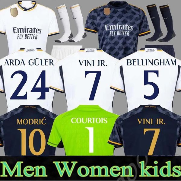 22 23 24 bellingham benzema soccer jerseys 2023 2024 football shirt vini jr alaba rodrygo modric carvajal tchouameni camiseta men kids sets, Black;yellow
22 23 24 bellingham benzema soccer jerseys 2023 2024 football shirt vini jr alaba rodrygo modric carvajal tchouameni camiseta men kids sets, Black;yellow
