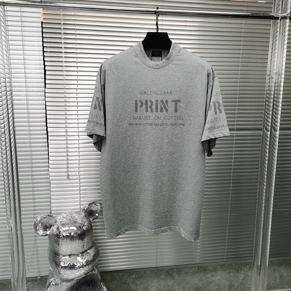 luxury brand bale oversized nc tagged hole t-shirt printed t-shirt paris loose cotton t-shirt, White;black
luxury brand bale oversized nc tagged hole t-shirt printed t-shirt paris loose cotton t-shirt, White;black