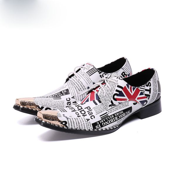 christia bella designer newspaper print men oxford shoes lace up real leather men shoes formal business party brogue shoes male, Black
christia bella designer newspaper print men oxford shoes lace up real leather men shoes formal business party brogue shoes male, Black