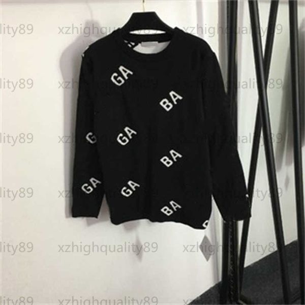 designer sweater women knit sweaters fashion fall clothing white jacquard letter round neck long sleeve black pullover knitwear womens desig, White;black
designer sweater women knit sweaters fashion fall clothing white jacquard letter round neck long sleeve black pullover knitwear womens desig, White;black
