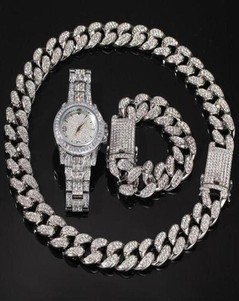 2020 men hip hop iced out bling chain necklace bracelets watch 20mm width cuban chains necklaces hiphop charm jewelry gifts293a2852333, Silver
2020 men hip hop iced out bling chain necklace bracelets watch 20mm width cuban chains necklaces hiphop charm jewelry gifts293a2852333, Silver