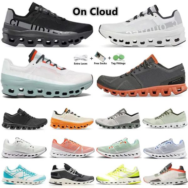 

On Cloud x1 Running Shoes cloudnova CloudSurfer Sneakers Triple Black Flame White SurferNova Lumos All Black White Acai Purple Yellow onclouds womens Hiking shoe, Color#12