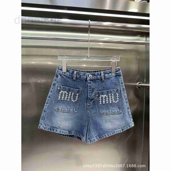 women's jeans designer spring/summer new small market design trendy brand pocket beaded denim shorts slim fit, sweet versatile ezei, Blue
women's jeans designer spring/summer new small market design trendy brand pocket beaded denim shorts slim fit, sweet versatile ezei, Blue