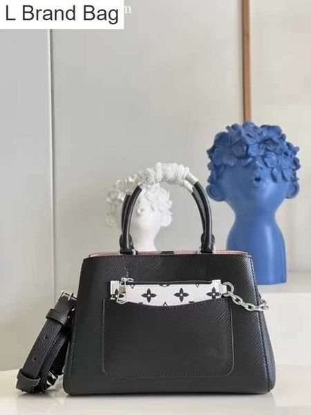 l bag m59952 marelle tote bb handbag new women's shoulder bag handbag water wave cowhide 98r0, Black
l bag m59952 marelle tote bb handbag new women's shoulder bag handbag water wave cowhide 98r0, Black