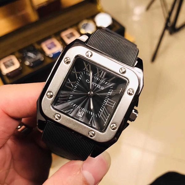 luxury classical santos watch for men movement quartz watches 8drn high qualiy prx montre luxe blue dial date uhr limited sales with box, Slivery;golden
luxury classical santos watch for men movement quartz watches 8drn high qualiy prx montre luxe blue dial date uhr limited sales with box, Slivery;golden