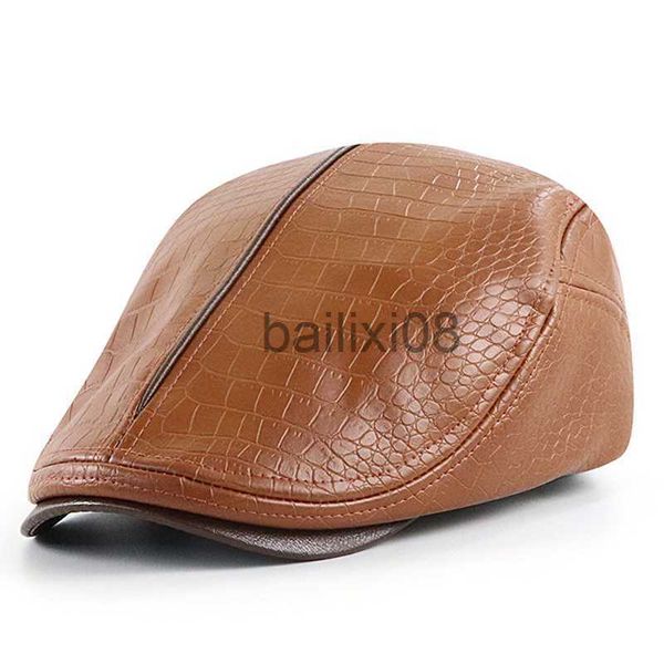 stingy brim hats branded leather beret hat men autumn winter flat peaked cap for mid elderly age man pu leather plaid grain retro herringbon, Blue;gray
stingy brim hats branded leather beret hat men autumn winter flat peaked cap for mid elderly age man pu leather plaid grain retro herringbon, Blue;gray