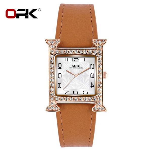 opk quartz women's watch with diamond embedding, elegant and fashionable belt style, women's watch 36mm, Slivery;brown
opk quartz women's watch with diamond embedding, elegant and fashionable belt style, women's watch 36mm, Slivery;brown