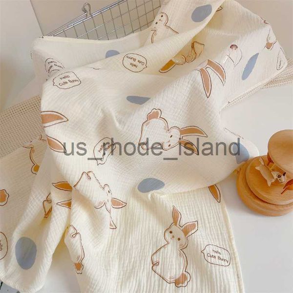 blankets swaddling 2layers muslin squares baby blankets gauze cotton printed summer swaddle wrap newborn stuff throw blankets baby bedding x