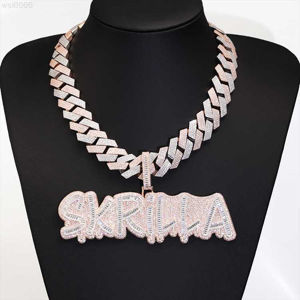 luxurious heavy handmade insert personalized letter pendant round baguette moissanite s925 pendant for cuban necklace, Silver
luxurious heavy handmade insert personalized letter pendant round baguette moissanite s925 pendant for cuban necklace, Silver