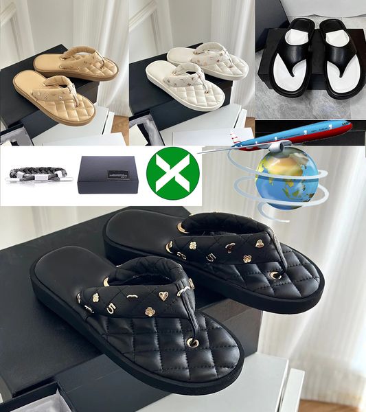 2023 new sandals ciabatte with box luxury designer women quilted ch double jelly style casual flat slippers womens flip flops slides macaron, Black
2023 new sandals ciabatte with box luxury designer women quilted ch double jelly style casual flat slippers womens flip flops slides macaron, Black
