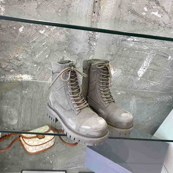 casual shoes balenciam boots designer paris vintage lace up martin boots big toe fashionable and versatile motorcycle women's, Black
casual shoes balenciam boots designer paris vintage lace up martin boots big toe fashionable and versatile motorcycle women's, Black