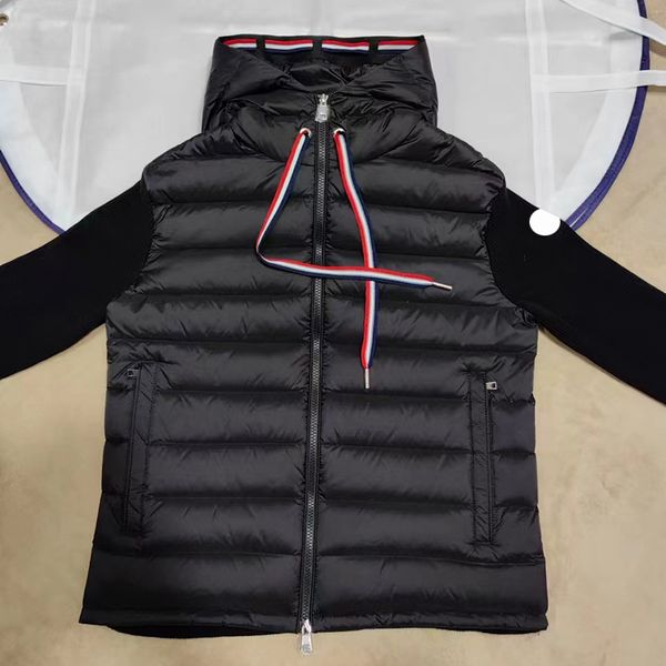 colorful striped hat drawstring mens down jacket arm badge men knitted jackets winter hooded cardigan down jackets man coat size m--3xl, Black
colorful striped hat drawstring mens down jacket arm badge men knitted jackets winter hooded cardigan down jackets man coat size m--3xl, Black