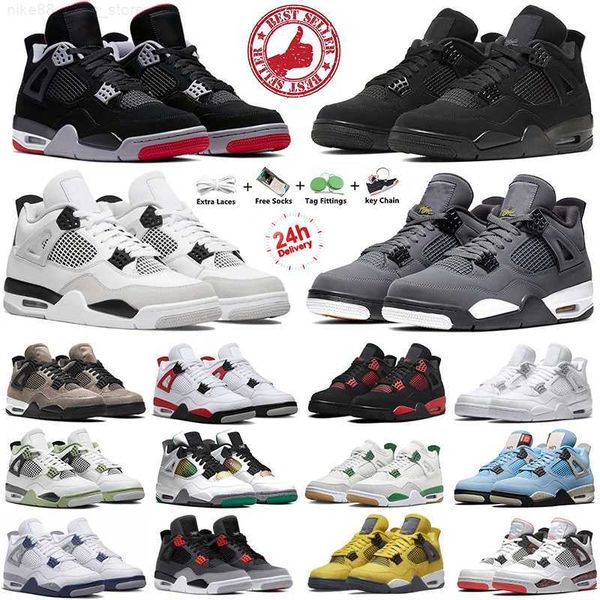 4 4s men women basketball shoes bred cat thunder white red cement frozen moments metallic black motosports cool grey lightning trainers spor
4 4s men women basketball shoes bred cat thunder white red cement frozen moments metallic black motosports cool grey lightning trainers spor