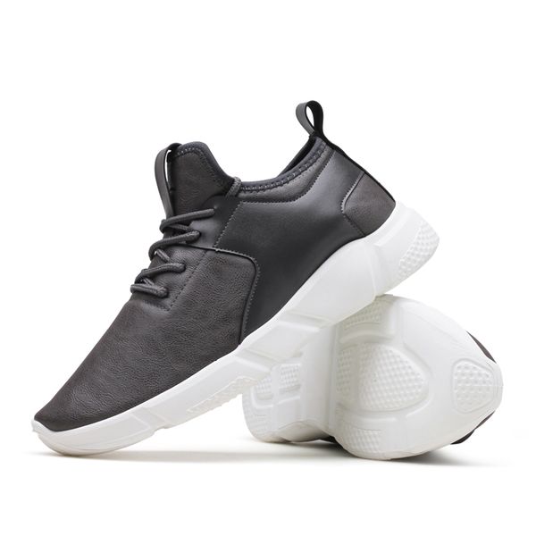 running shoes leather sneakers black grey mens trainers outdoor sports shoe jogging, White;red
running shoes leather sneakers black grey mens trainers outdoor sports shoe jogging, White;red