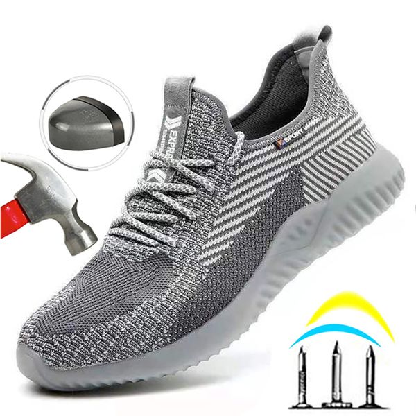 safety shoes work sneaker men's indestructible steel toe work shoes safety boots man shoes anti-puncture working shoes for men drop 230, Black;brown
safety shoes work sneaker men's indestructible steel toe work shoes safety boots man shoes anti-puncture working shoes for men drop 230, Black;brown
