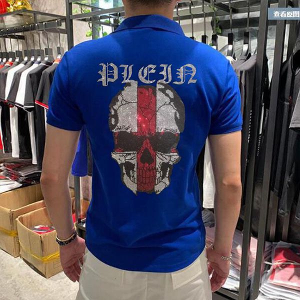 men's street style polo t-shirt hip hop death's head rhinestone design polo tees summer new fashion cotton male homme clothing s-, White;black
men's street style polo t-shirt hip hop death's head rhinestone design polo tees summer new fashion cotton male homme clothing s-, White;black