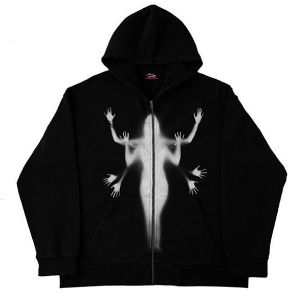 men's hoodies sweatshirts oversize y2k hoodie zipup sweatshirt angel printing jacket loose long sleeve pockets streetwear hip hop fashi, Black
men's hoodies sweatshirts oversize y2k hoodie zipup sweatshirt angel printing jacket loose long sleeve pockets streetwear hip hop fashi, Black