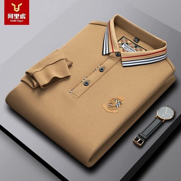 men's polos men's clothing autumn youth business embroidery tshirt men's lapel polo shirt men's long sleeve polo t shirt, White;black
men's polos men's clothing autumn youth business embroidery tshirt men's lapel polo shirt men's long sleeve polo t shirt, White;black